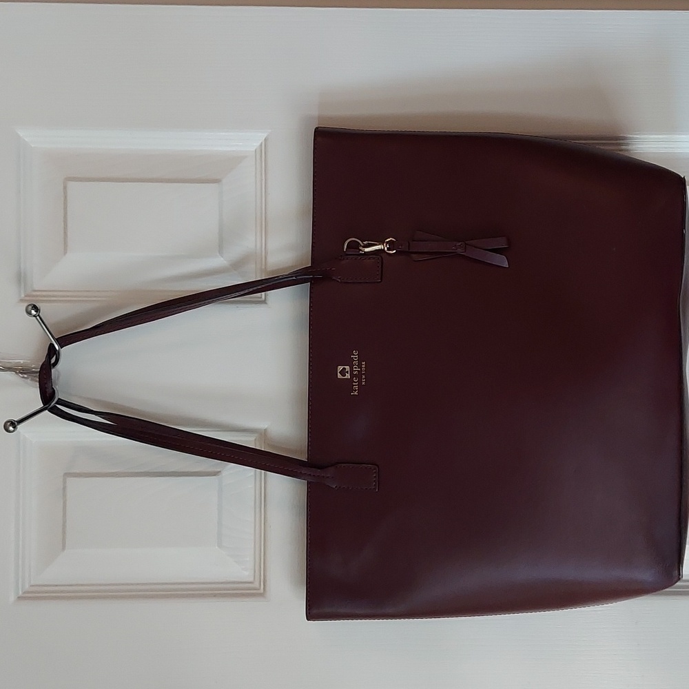 Beautiful deep burgundy / maroon Kate Spade handbag